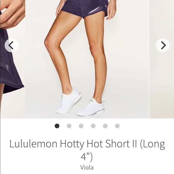 Lululemon size 4 hotty hot 4” - Picture 4 of 4